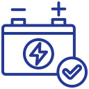 Car battery status indicator